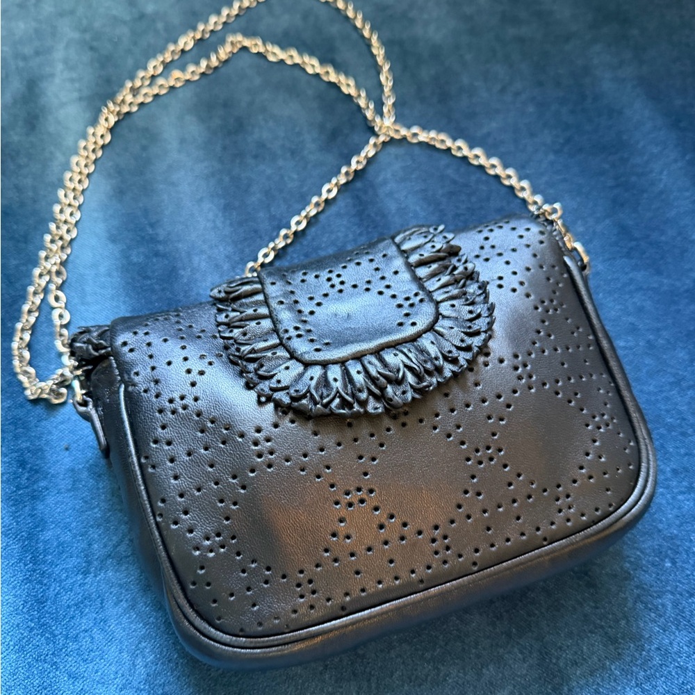 RARE Vintage Christian Dior Black Perforated Cannage Leather
New Lock Mini Bag - Picture 4 of 10